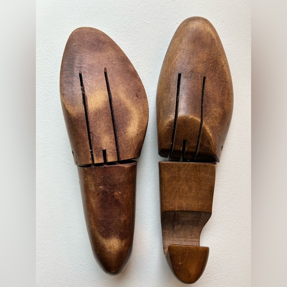 Vintage wood shoe molds French Shriner mold size 10 - Picture 3 of 4